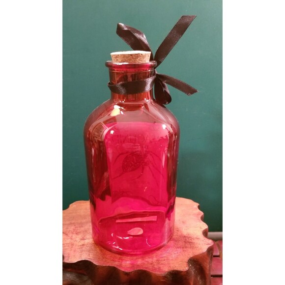 Halloween Broom & Co Set of 3 Glass Potion Bottles W/ Cork Stoppers 6.5" Tall - Picture 4 of 8